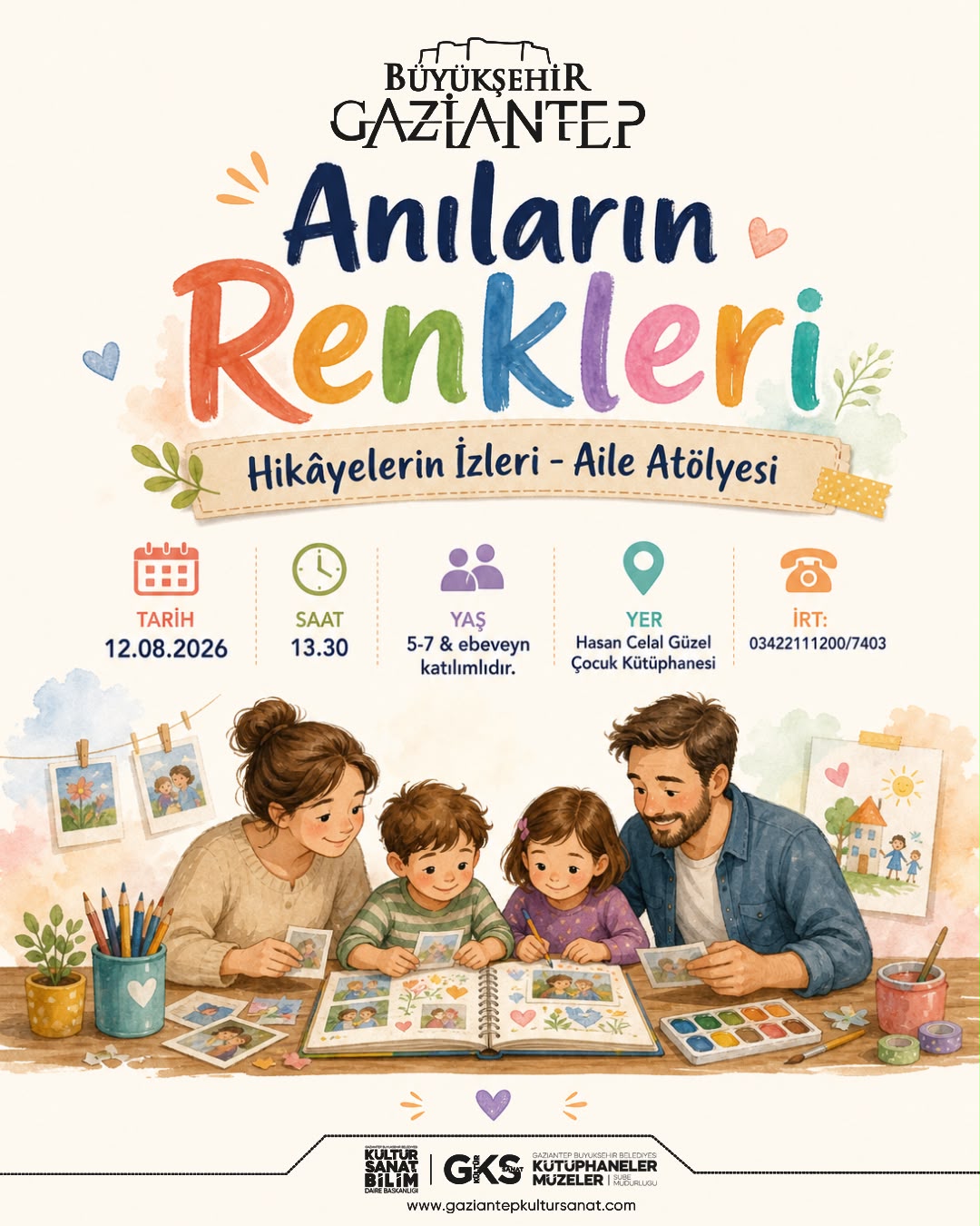 Anıların Renkleri Hikayelerin İzleri - Aile Atölyesi